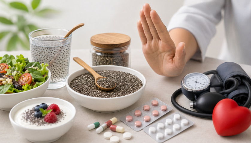 Lưu Ý Quan Trọng Khi Sử Dụng Hạt Chia Cùng Với Một Số Loại Thuốc