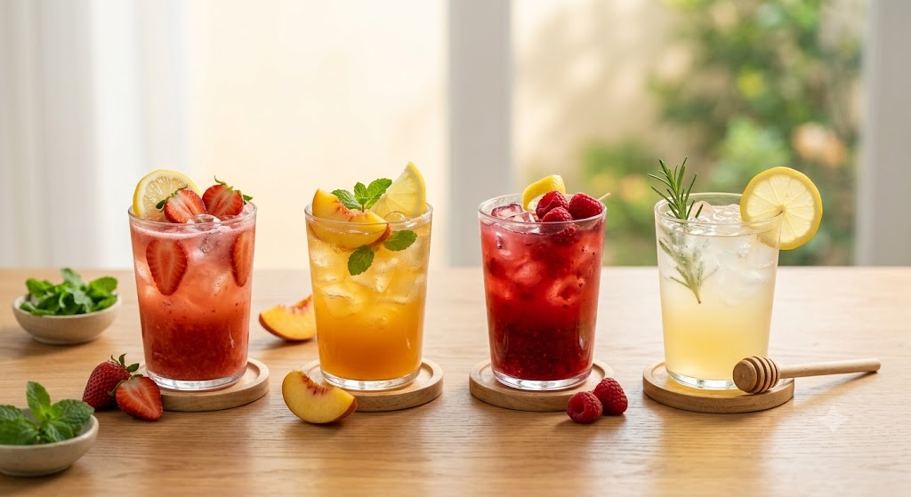 Công thức nước chanh hòa quyện với các loại trái cây Công thức nước chanh hòa quyện với các loại trái cây