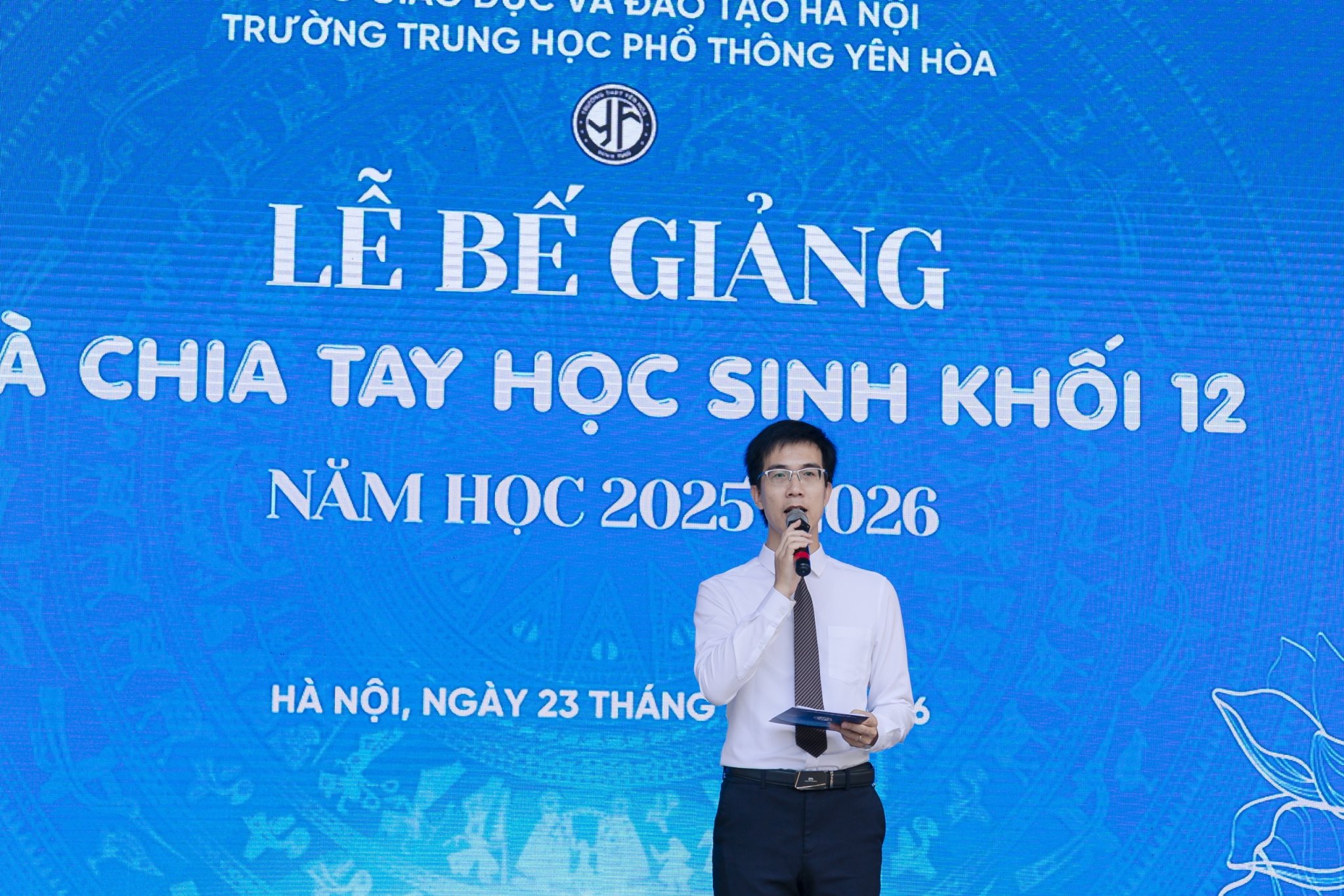 Thầy Phạm Thế Mạnh, Giáo viên môn Toán, Trường THPT Yên Hòa (TP. Hà Nội). Ảnh: NVCC