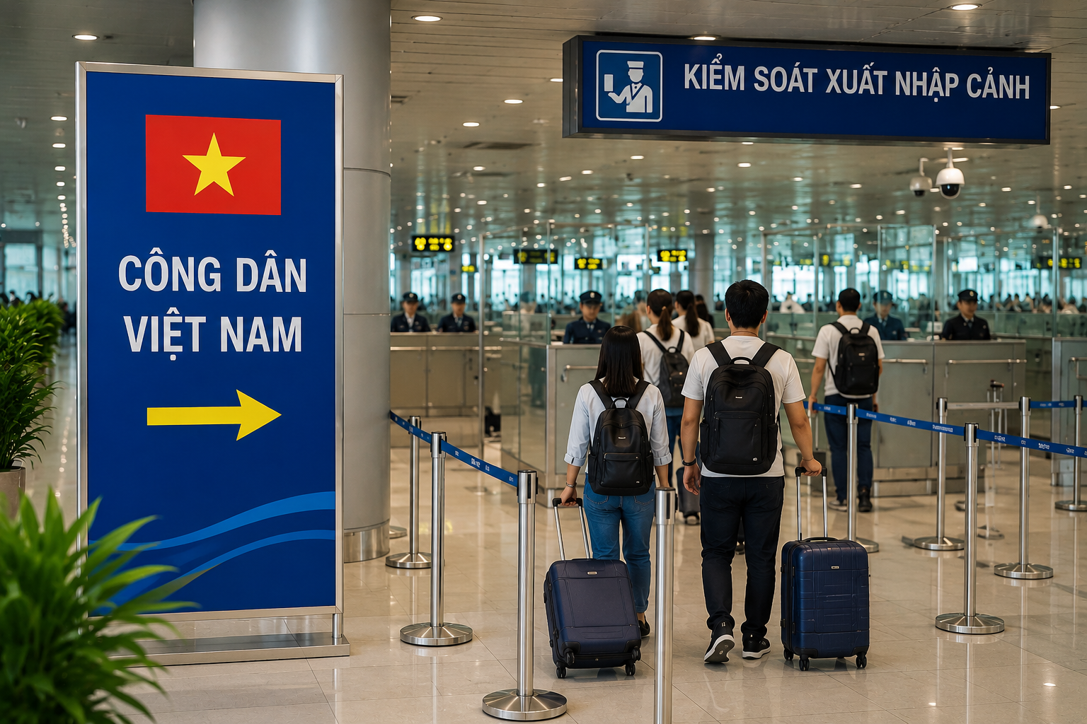 Cải Tiến Mới Tại Sân Bay Nội Bài: Làn Nhập Cảnh Riêng Dành Cho Công Dân Việt Nam