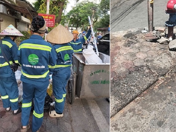 5-1788009388112931682233 Chính quyền phường Tây Hồ ra quân xử lý rác thải - Ảnh 4.
