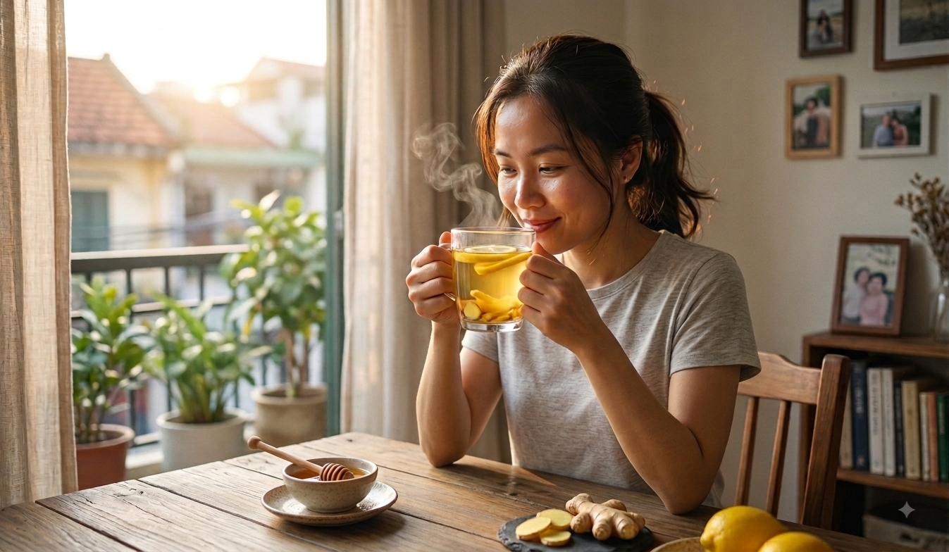 Lợi ích của việc uống nước chanh gừng đúng cách