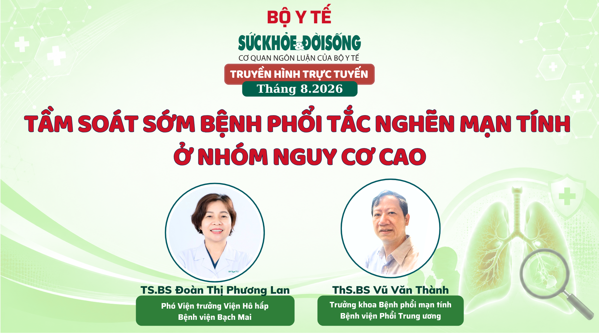 banner-1785989644639144604675 Chương trình Truyền hình trực tuyến về bệnh phổi