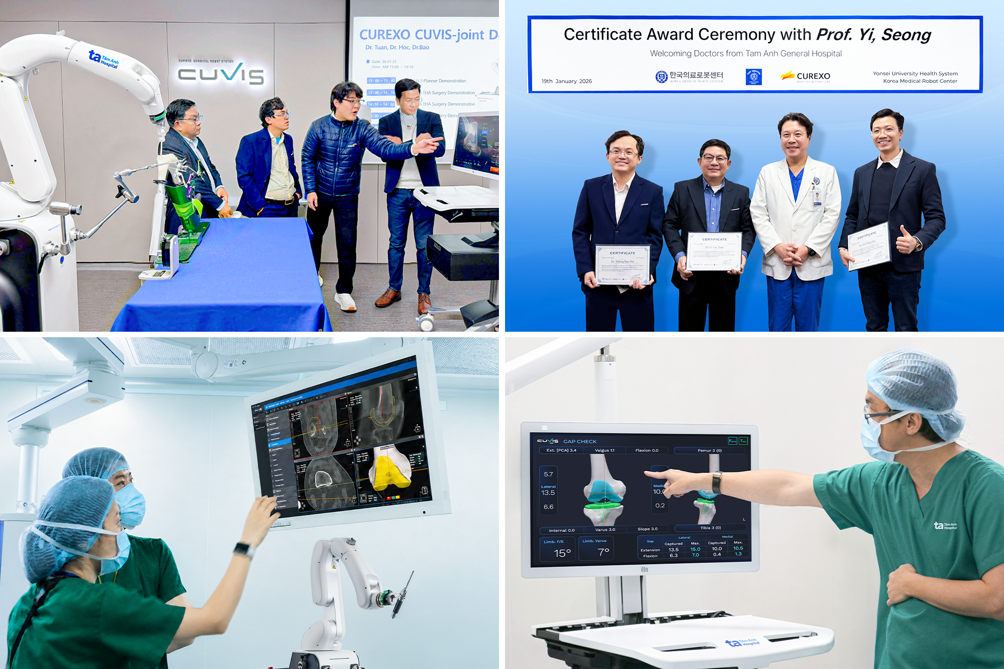 Bệnh viện Tâm Anh và bước tiến vượt bậc trong phẫu thuật thay khớp với robot AI