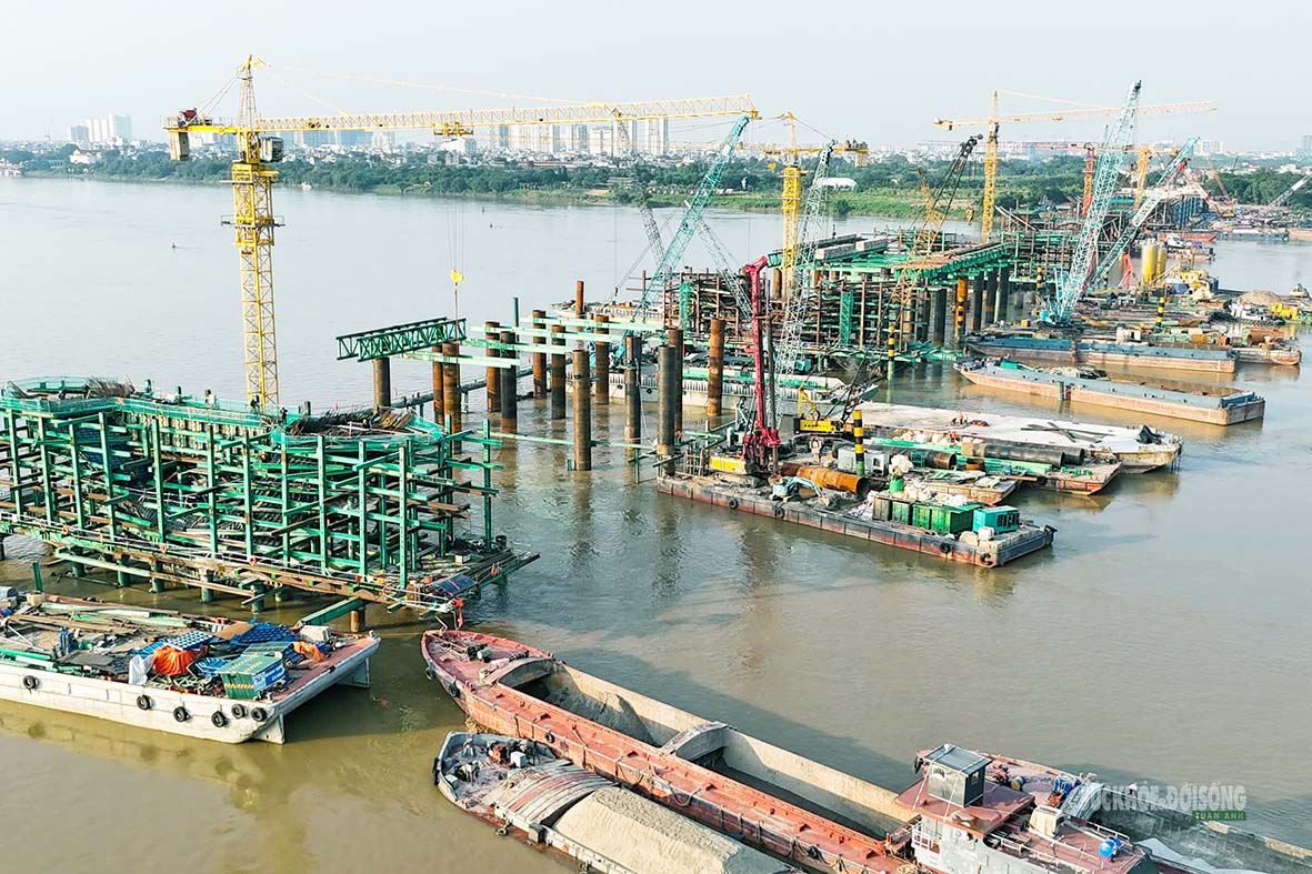 cau-tran-hung-dao3-1787106746019684129710 Cầu Trần Hưng Đạo tăng tốc thi công - Ảnh 9.