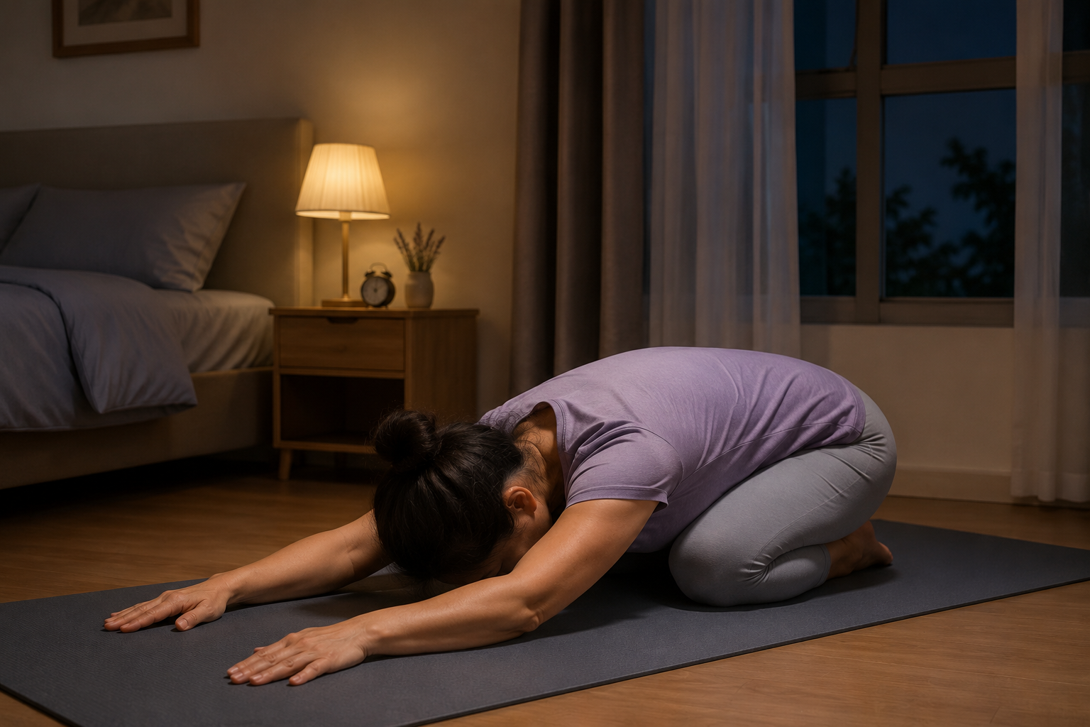 5 Tư Thế Yoga Hữu Ích Giúp Cải Thiện Giấc Ngủ
