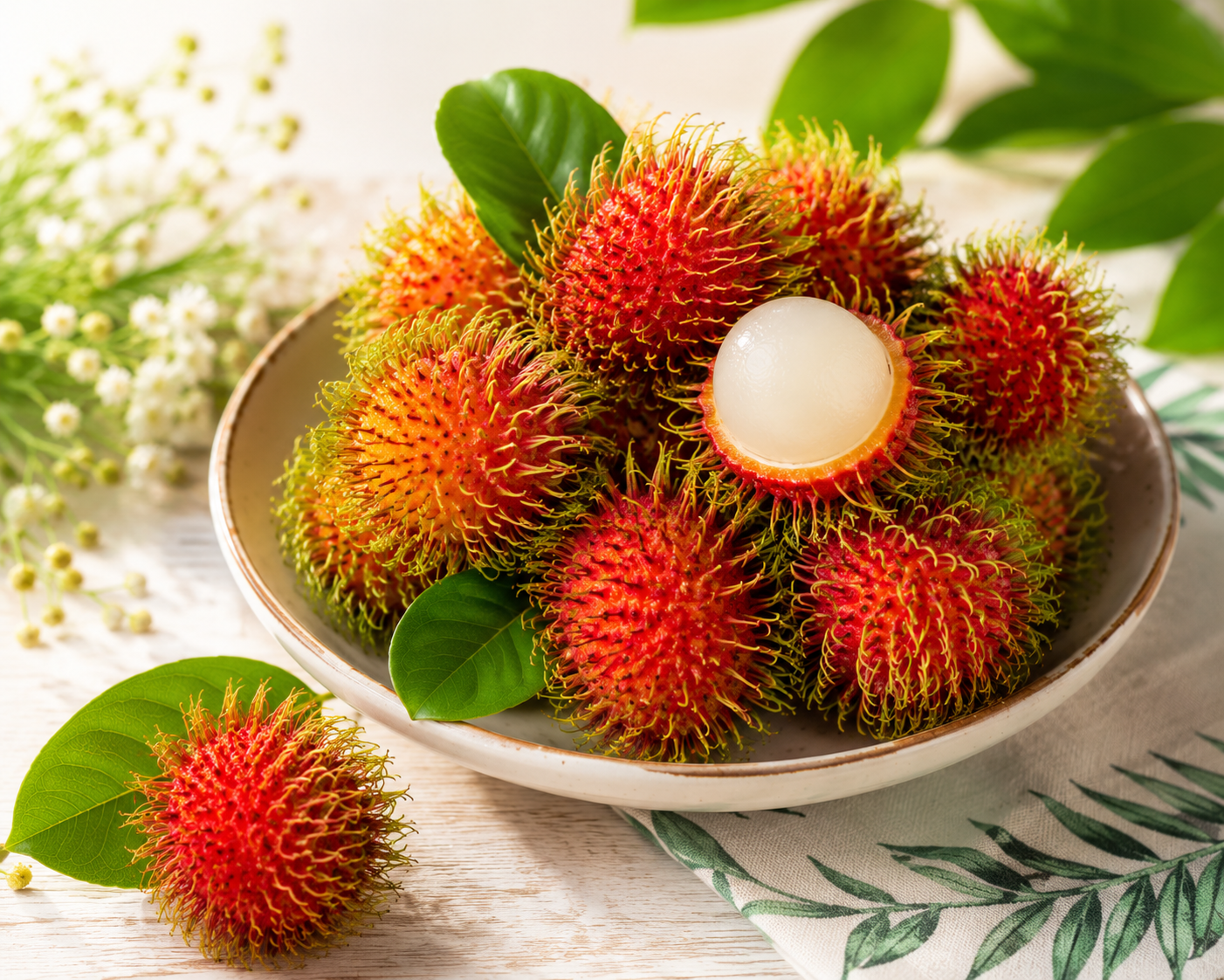 Lợi ích sức khỏe của quả chôm chôm - Ảnh 1.