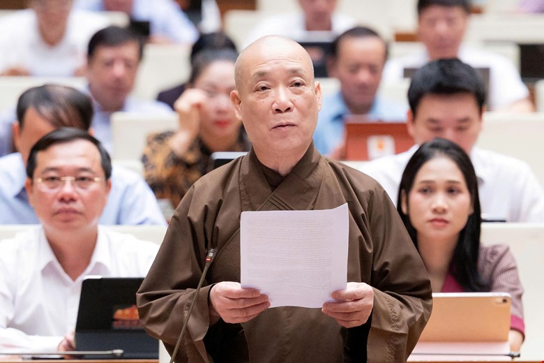 dbqh-thich-bao-nghiem-17865047844491429602781 ĐBQH, Hòa Thượng Thích Bảo Nghiêm - TP Hà Nội. Ảnh: Media Quốc hội
