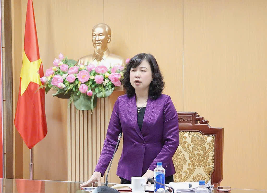 dhld-17864553878072049517649 Bộ trưởng Đào Hồng Lan: Khẩn trương hoàn thiện hồ sơ 3 dự án luật, bảo đảm chất lượng và tiến độ- Ảnh 1.