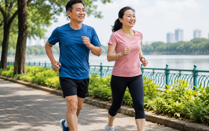 Đi bộ buổi sáng hay chiều?