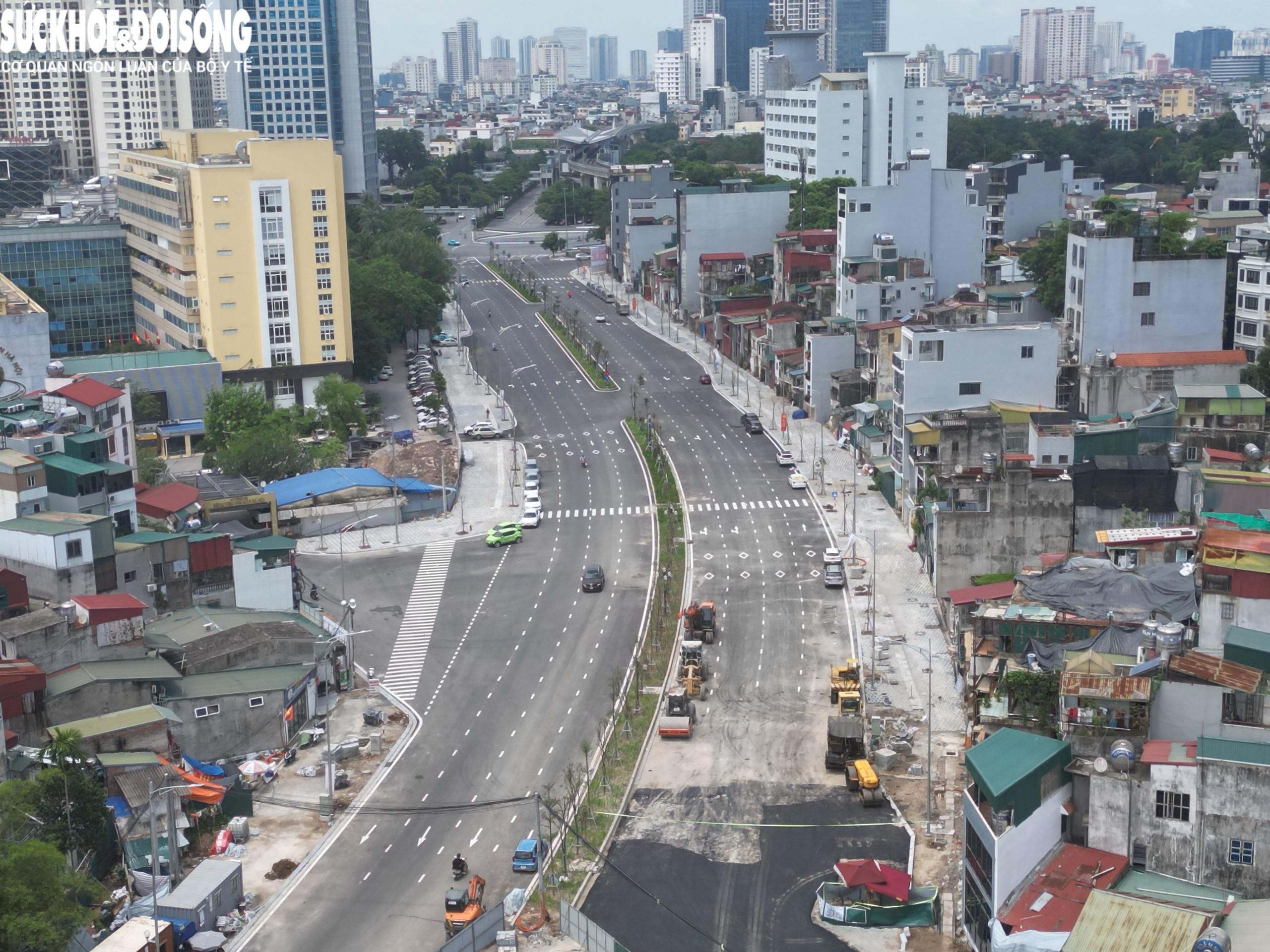 edit-dji0272-17881072788442006664097 Vành đai 1 tháo dỡ rào chắn trước ngày thông xe kỹ thuật 2/9- Ảnh 5.
