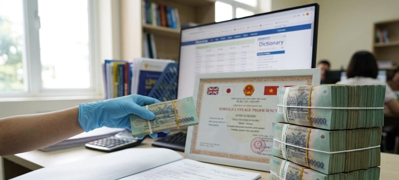 edit-geminigeneratedimagerh1uajrh1uajrh1u-17855974184521400303434 Cán bộ có thể được hỗ trợ hàng tháng 300% lương nếu biết một trong các ngoại ngữ sau- Ảnh 1.