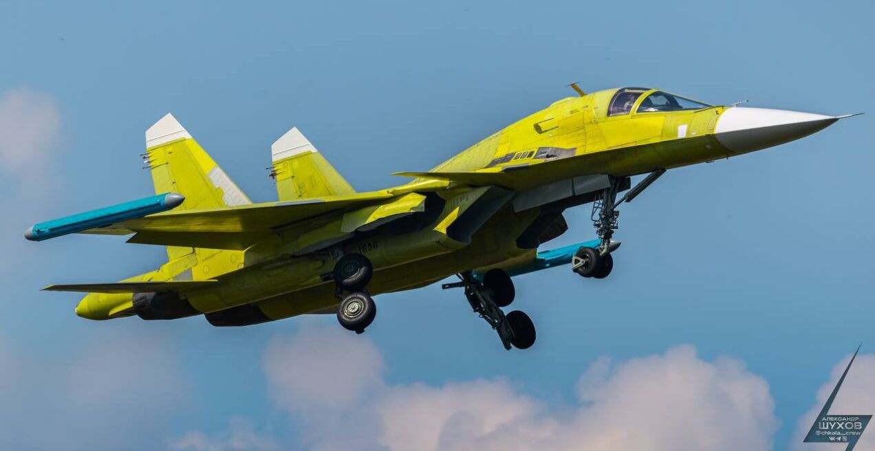 Tiêm kích Su-34 mới sản xuất.