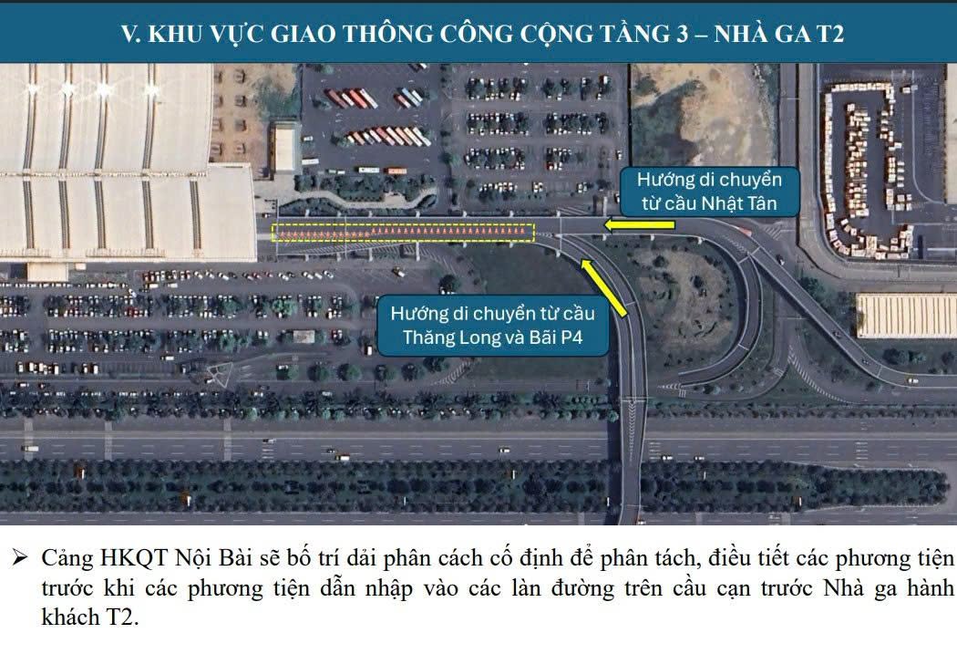 Hướng dẫn phân luồng Nhà ga T2