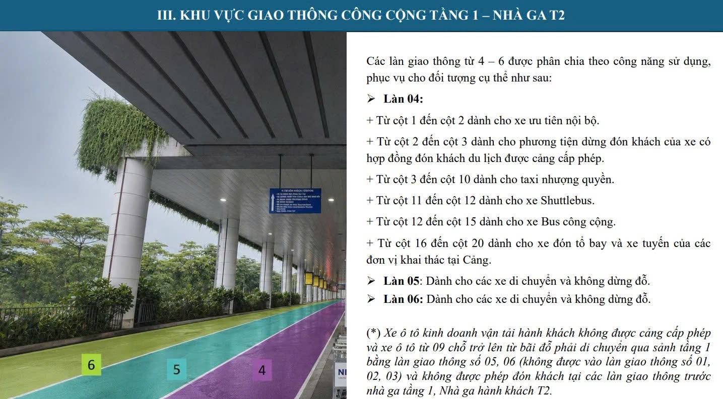 Điều Chỉnh Phân Luồng Giao Thông Tại Sân Bay Nội Bài Kể Từ Ngày 3/8