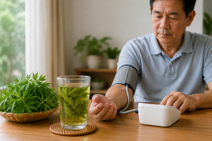 Tác Dụng Của Nước Lá Đinh Lăng Đối Với Người Cao Huyết Áp