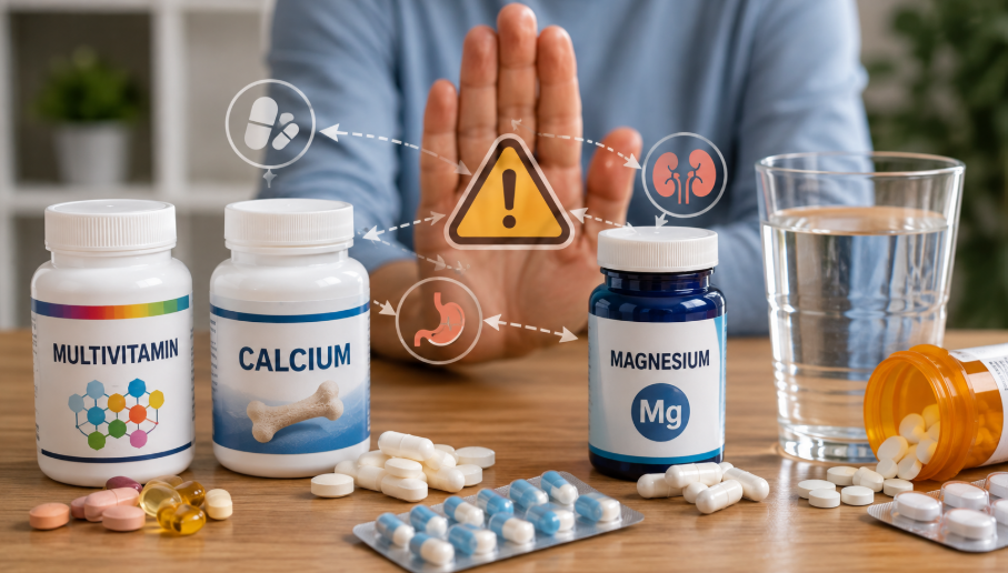 Tác Hại Ít Ai Nhận Ra Khi Kết Hợp Uống Magie và Canxi Sai Cách