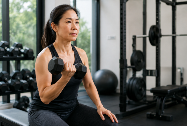 Giữ gìn sức khỏe xương và cơ bắp cho phụ nữ trung niên bằng tập luyện sức mạnh