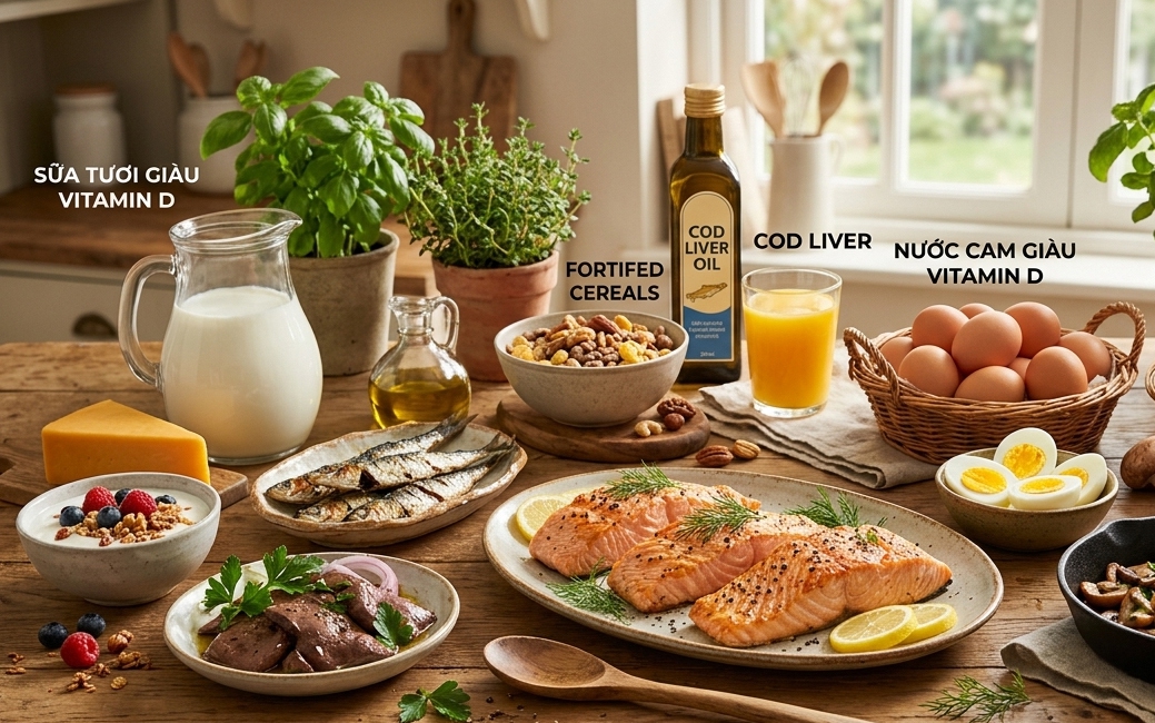 Vitamin D: Nguồn Dinh Dưỡng Đáng Kinh Ngạc Cho Sức Khỏe