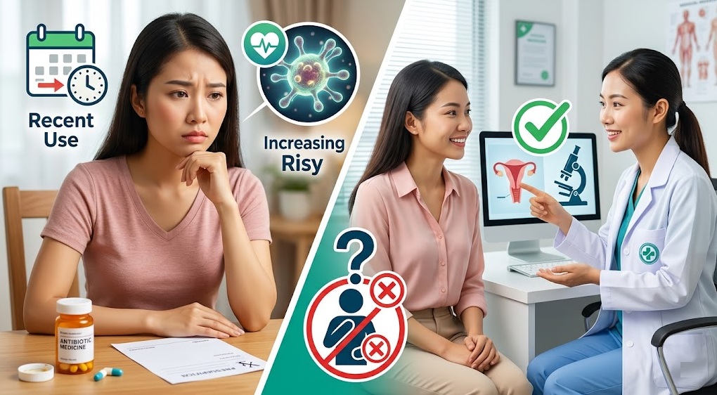 ngứa vùng kín sau khi uống kháng sinh - ảnh 1. Ngứa vùng kín sau khi uống kháng sinh - Ảnh 1.