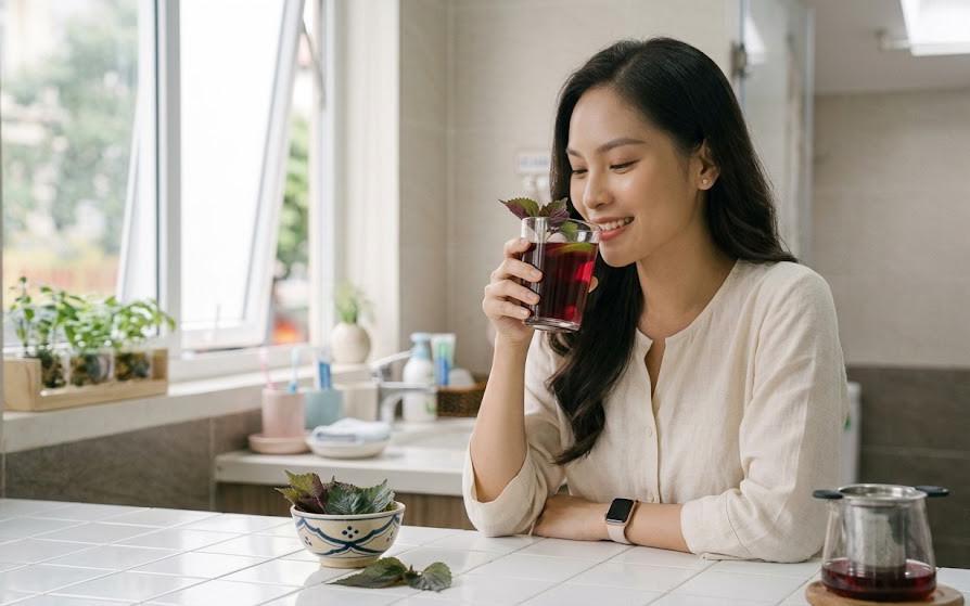 Dùng lá tía tô làm đẹp da, mượt tóc: 5 hiểu lầm phổ biến - Ảnh 3.