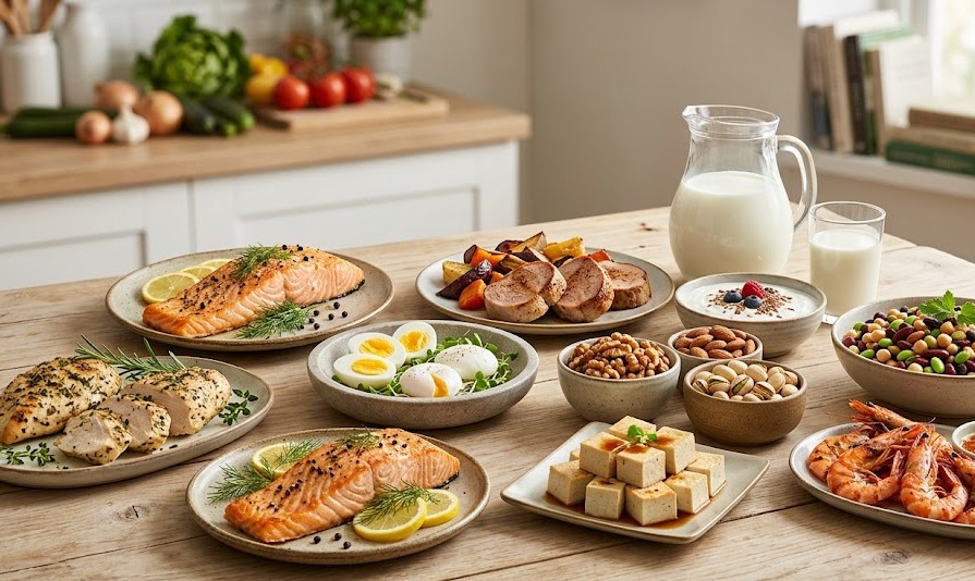 Protein cho người trên 50: 10 nguồn thực phẩm giúp giữ cơ và kiểm soát mỡ