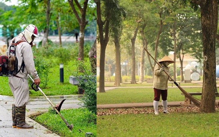 Thức trắng đêm sau màn pháo hoa rực rỡ để công viên sạch đẹp lúc bình minh- Ảnh 9.