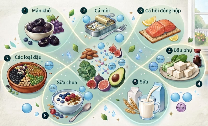 7 loại thực phẩm hỗ trợ sức khỏe xương sau tuổi 60 - Ảnh 2.