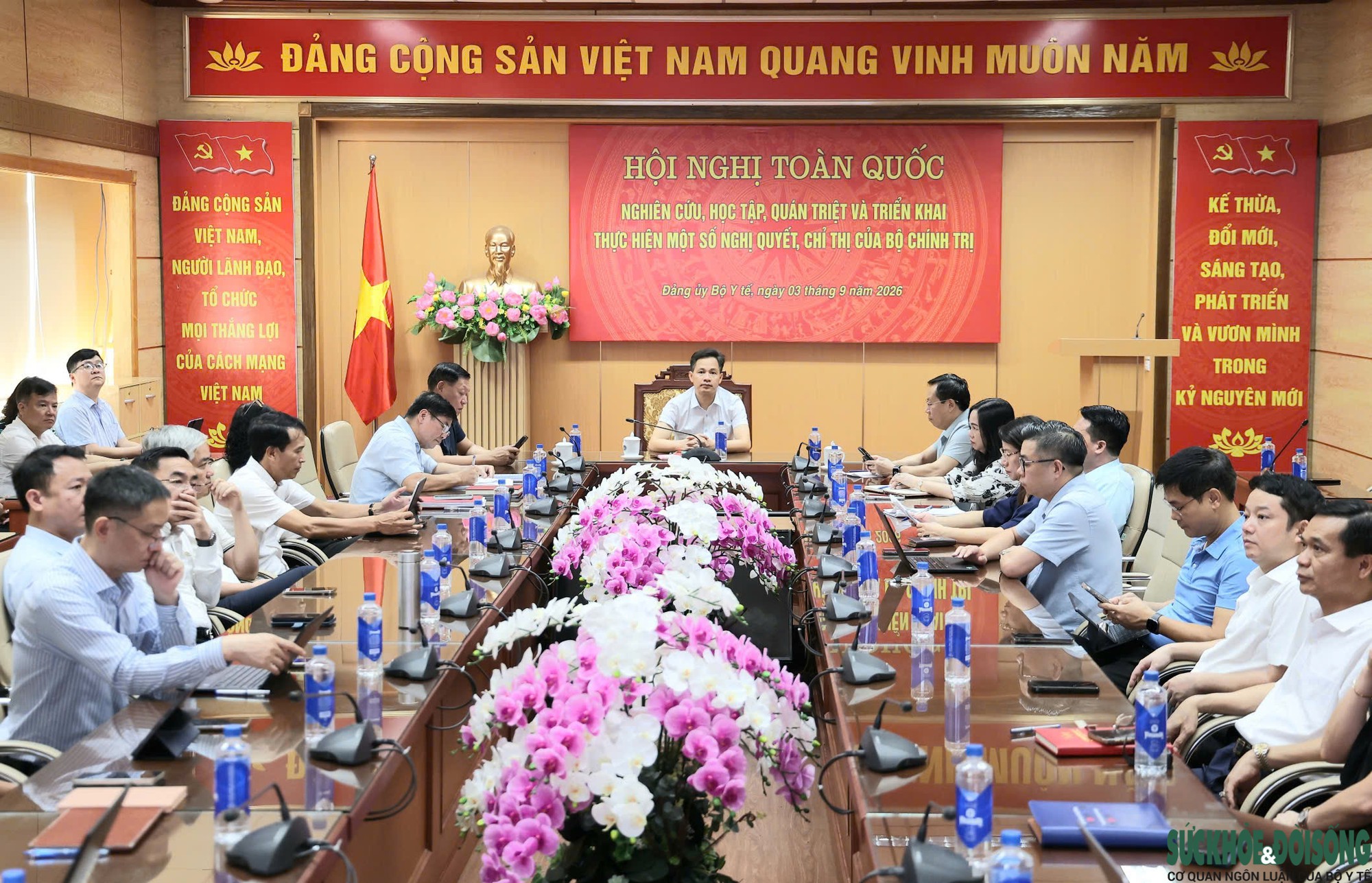 base64-178840075110045577967 Hội nghị toàn quốc nghiên cứu, học tập, quán triệt và triển khai thực hiện một số Nghị quyết, Chỉ thị của Bộ Chính trị- Ảnh 6.