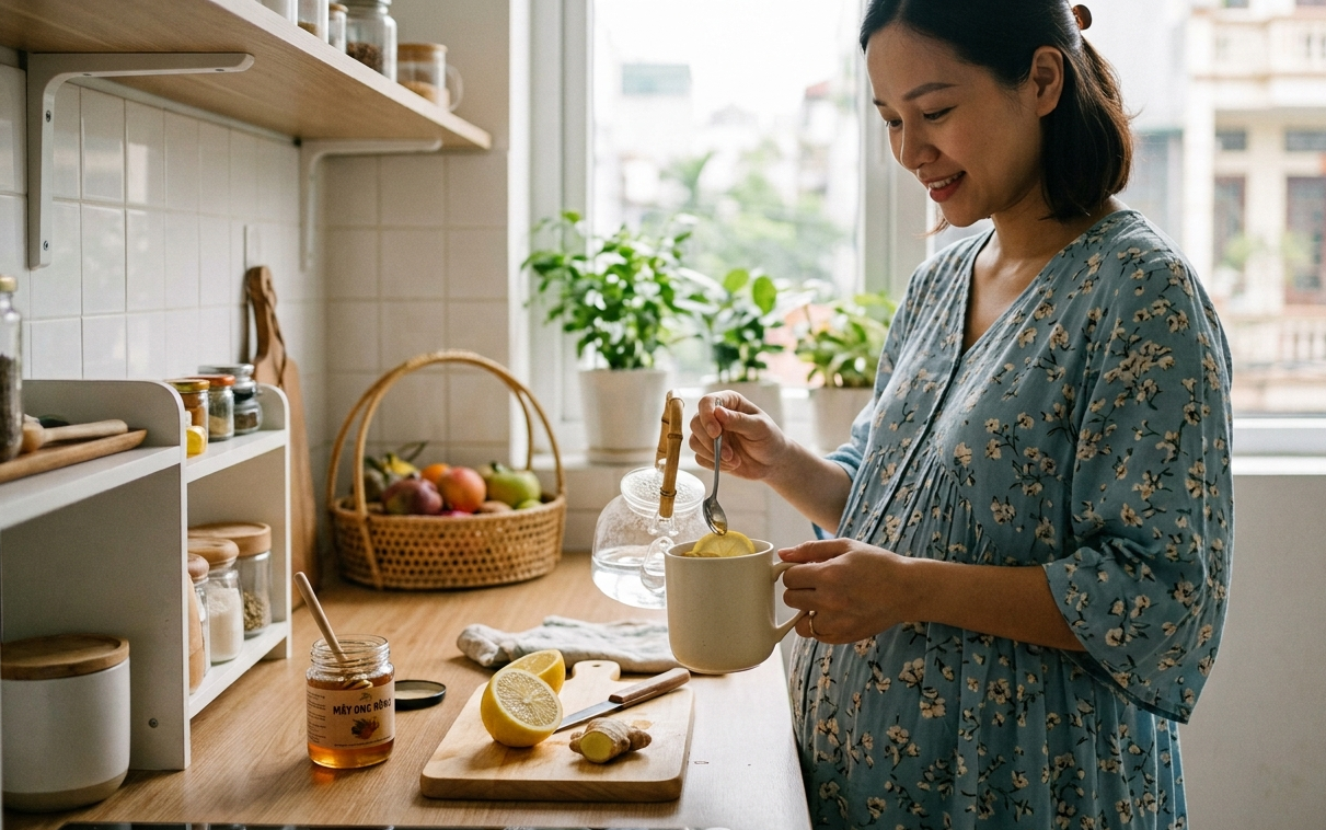 Cách uống nước chanh gừng an toàn cho phụ nữ mang thai - Ảnh 1. Cách uống nước chanh gừng an toàn cho phụ nữ mang thai - Ảnh 1.